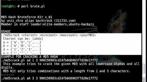Any type of md5 hash Crack - [ Rahul Roshan ]