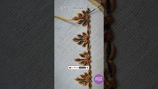 wow amazing hand artwork#youtubeshort #@Nice-embroidery-official#shortvideo #handbroidery#trending