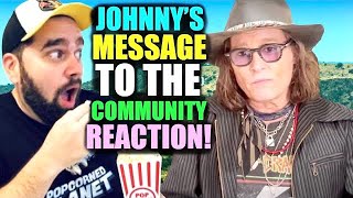 Andy Signore Meets Johnny Depp and Johnny's Message REACTION!