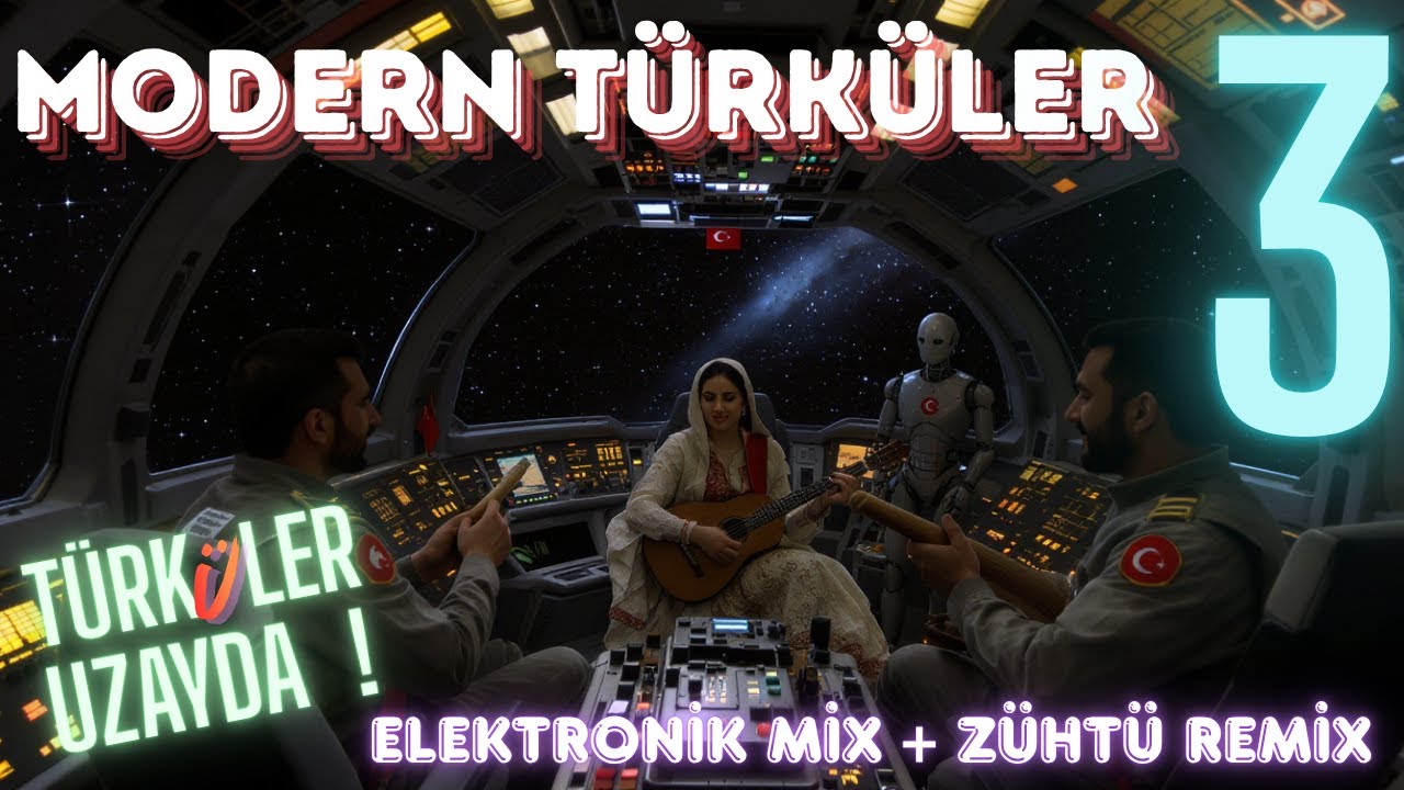 Modern Türküler 3 | TÜRKüLER UZAYDA ! | Elektronik Türkü Remixleri – Zühtü ve 6 Yeni Efsane MİX !