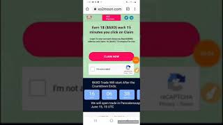 Earn 1$ ($AXO) each 15 minutes you click on Claim screenshot 4