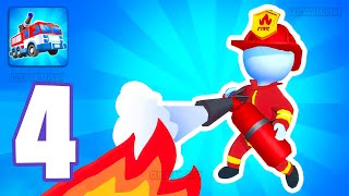 Fire idle: Fire truck games Gameplay Walkthrough Part 4 - Tutorial Extinguish The Fire (Android,iOS) screenshot 4