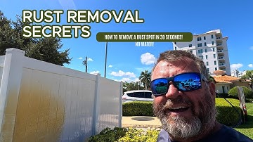 How to remove RUST in 30 Seconds #CaptainJonSaltLife
