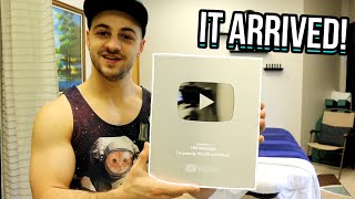 I Got my YouTube Play Button! Silver Unboxing