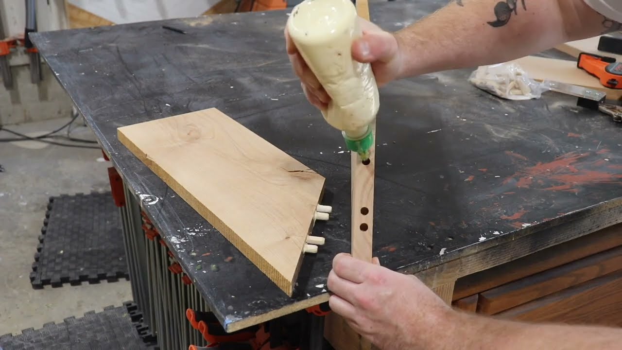 DIY Corner Shelf For Plants
