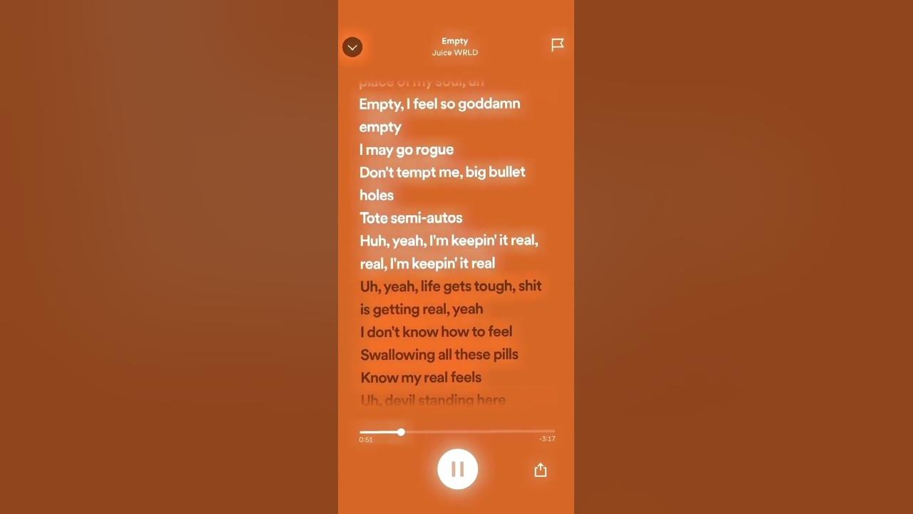 Juice Wrld Empty (Lyrics) ShorterIsBetter Tuinuane Shorts