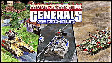 USA Paladin vs China Overlord (MOD ELITE ARMY) C&C Generals Zero Hour