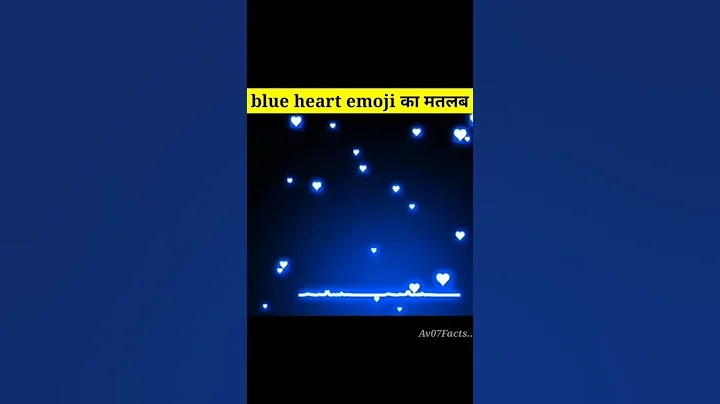 blue heart emoji meaning || #shorts #shortfeed #viral #youtubeshorts