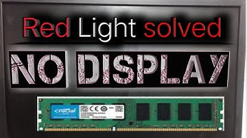 Computer beeping on startup  and red light in your computer