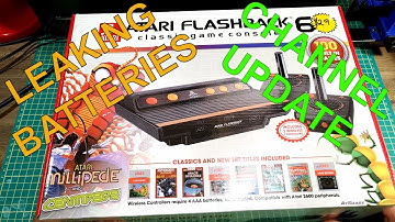 Repair Attempt: Atari Flashback with Leaking Batteries, also a Channel Update
