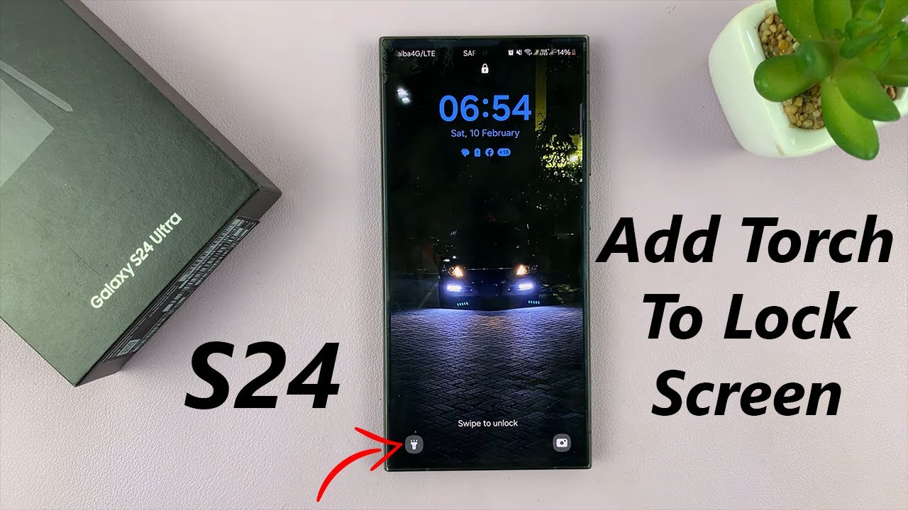 How To Add Flashlight To Lock Screen Of Samsung Galaxy S24 S24 Ultra How To Add Flashlight To Lock Screen Of Samsung Galaxy S24 S24 Ultra