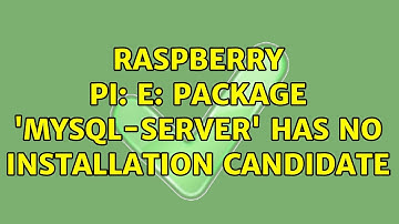 Raspberry Pi: E: Package 