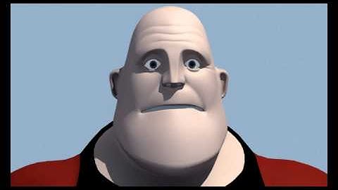 3D animation test: facial expressions