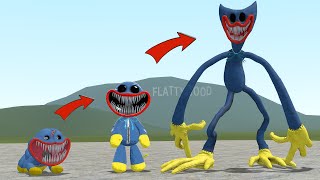 EVOLUTION OF HUGGY WUGGY NIGHTMARE POPPY PLAYTIME 3 in Garry's Mod!
