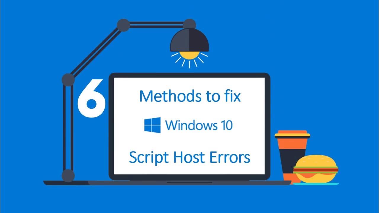 Windows based script host. Host Error. Script Fix. Картинка WSH.