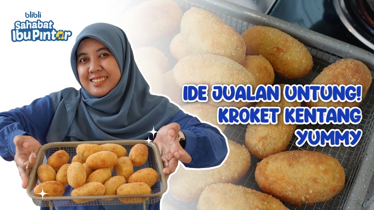 Kroket kentang crispy di luar lembut di dalam || Resep ala BuMin bersama @asahidtehyung