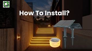 How to Install Solar LED Strip Lights for Your Garden & Patio | Solaraluma 16.5ft Waterproof Guide