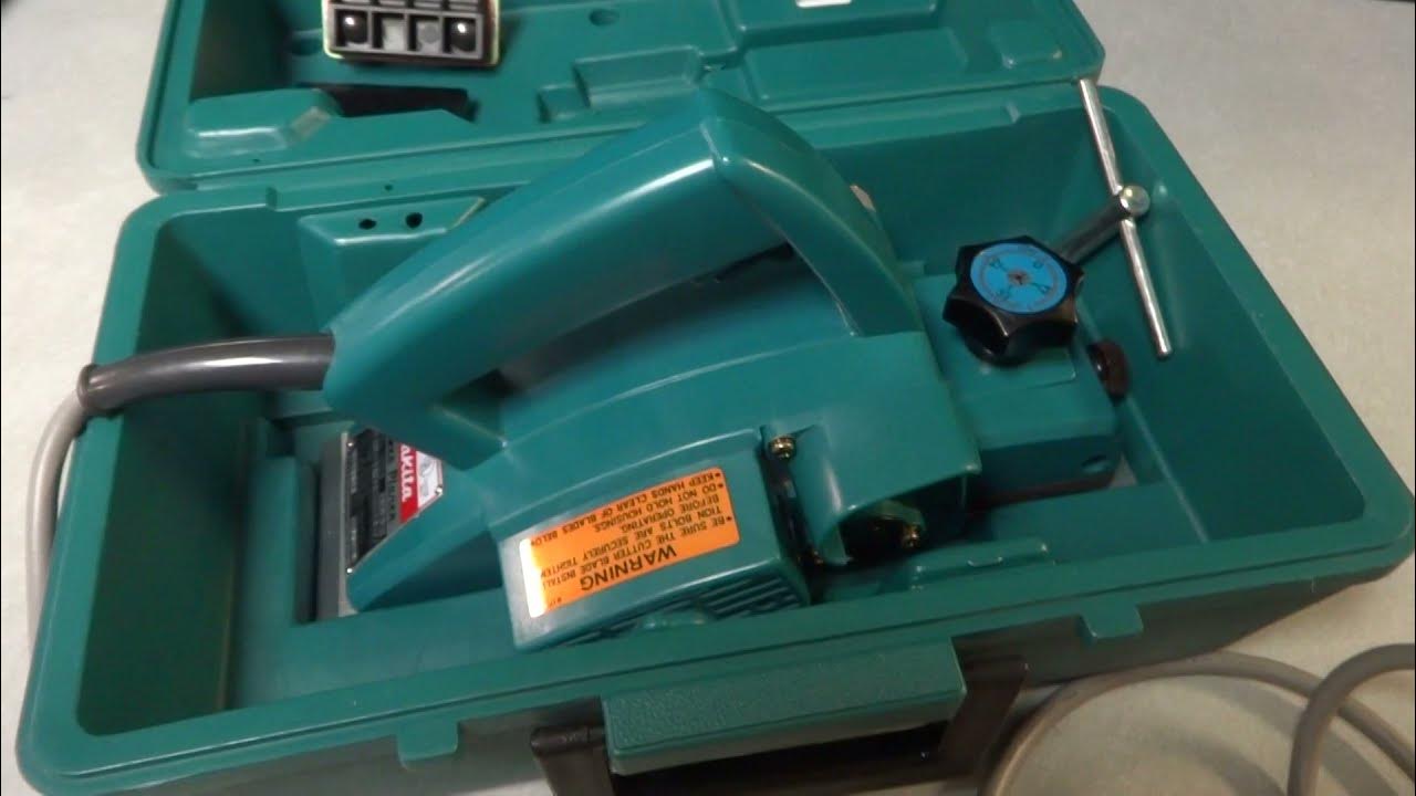 Vintage Makita Power Planer Model 1900B Condition Review YouTube