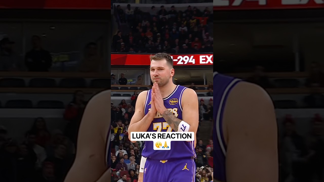 Luka Dončić Reaction to Jaxson Hayes Dunk vs Chicago Bulls