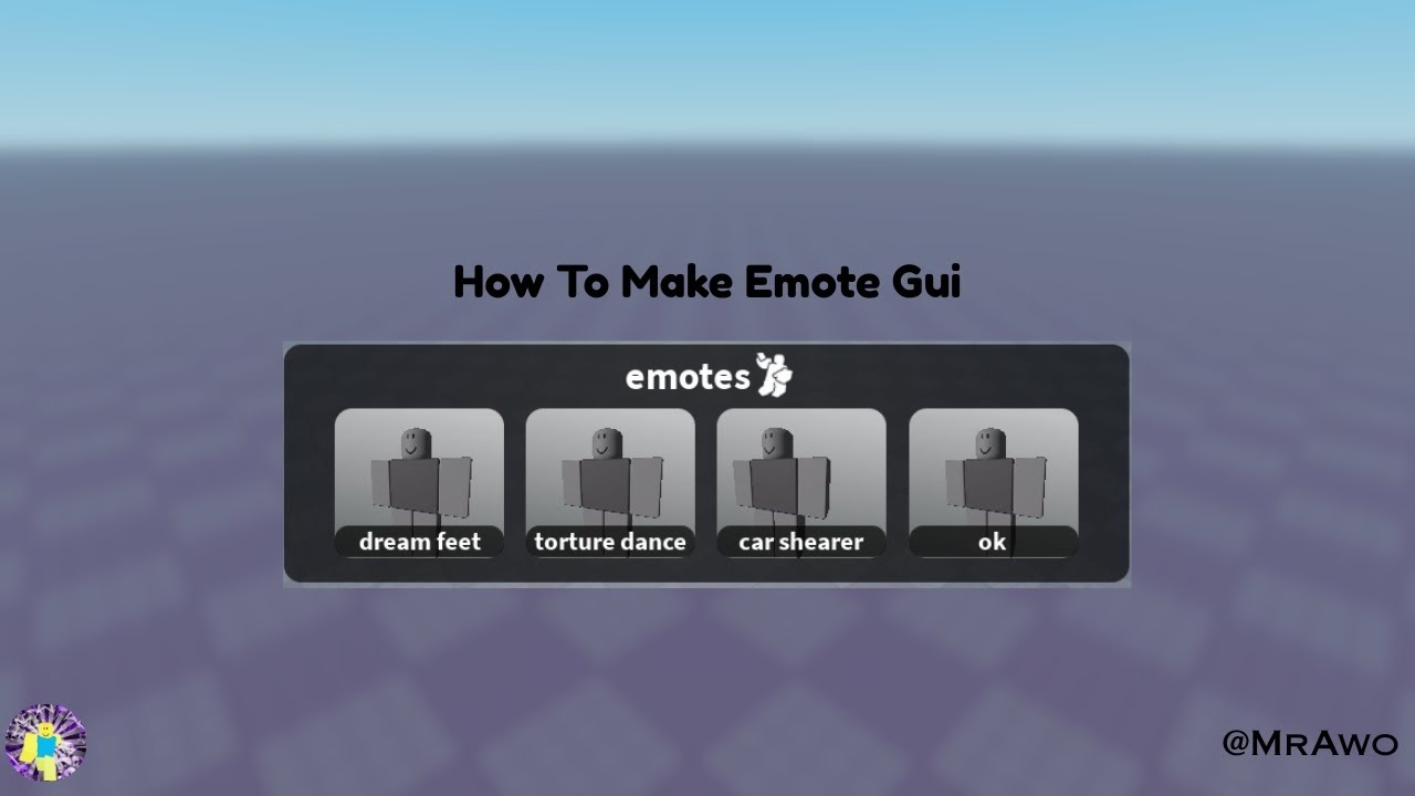 How to make Emote Gui System | Studio Lite Tutorial | @MrAwo69