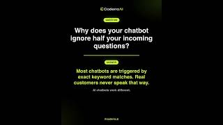 Chatbots feel broken because most of them basically are.