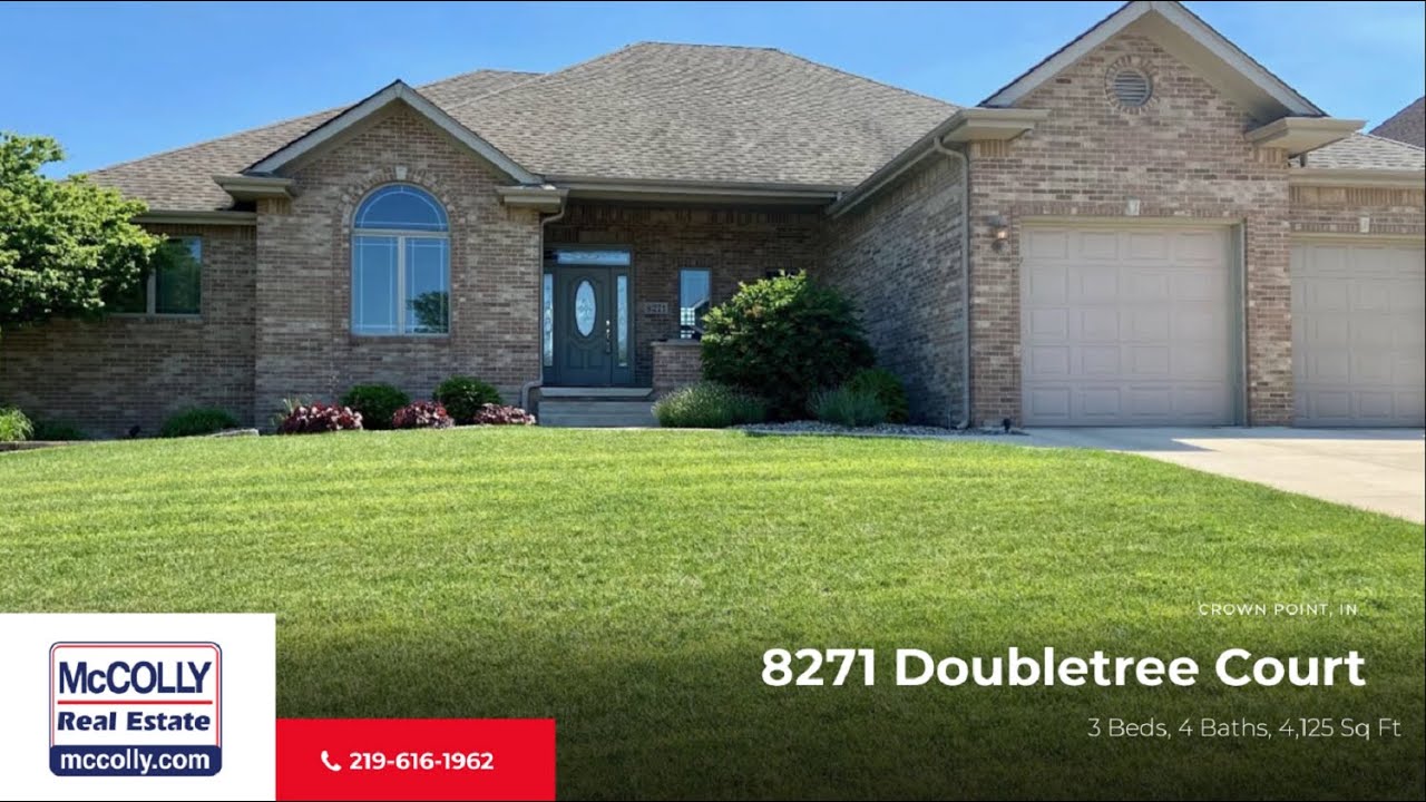8271 Doubletree Court, Crown Point, IN MLS 494296 McColly YouTube