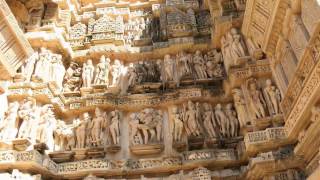 Храм Кандарья -- Махадева. Индия(Своим внешним видом сооружение символизирует мифическую гору Меру. Центральная фигура святилища -- мраморн..., 2014-07-09T19:20:39.000Z)