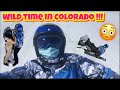 1ST TIME RIDING SNOWMOBILES IN THE MOUNTAINS OF COLORADO!!!