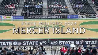 Mercer Island Drill Team Military Routine at State 2024