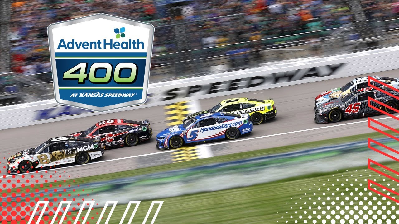 LIVE NASCAR Advent Health 400 at Kansas NASCAR Commentary 2023 YouTube