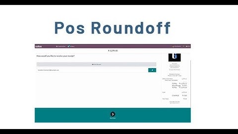Perform Auto Up And Down Rounding Amounts in Odoo | POS Rounding | Pos Roundoff Odoo App |