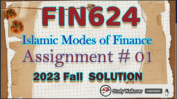 FIN624 Assignment 1 FALL 2023|FIN611 assignment 1 solution 2023|FIN624 assignments|FIN624 assignment