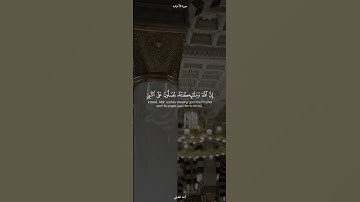 إن الله وملائكته القارئ أحمد الحذيفي