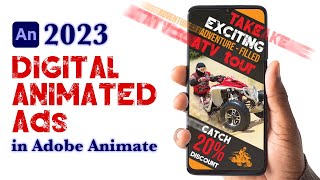 How to create "Digital Animated Ads" in Adobe Animate 2023.