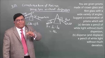 XII-9-27 Ray Optics Prism combination Pradeep Kshetrapal  channel