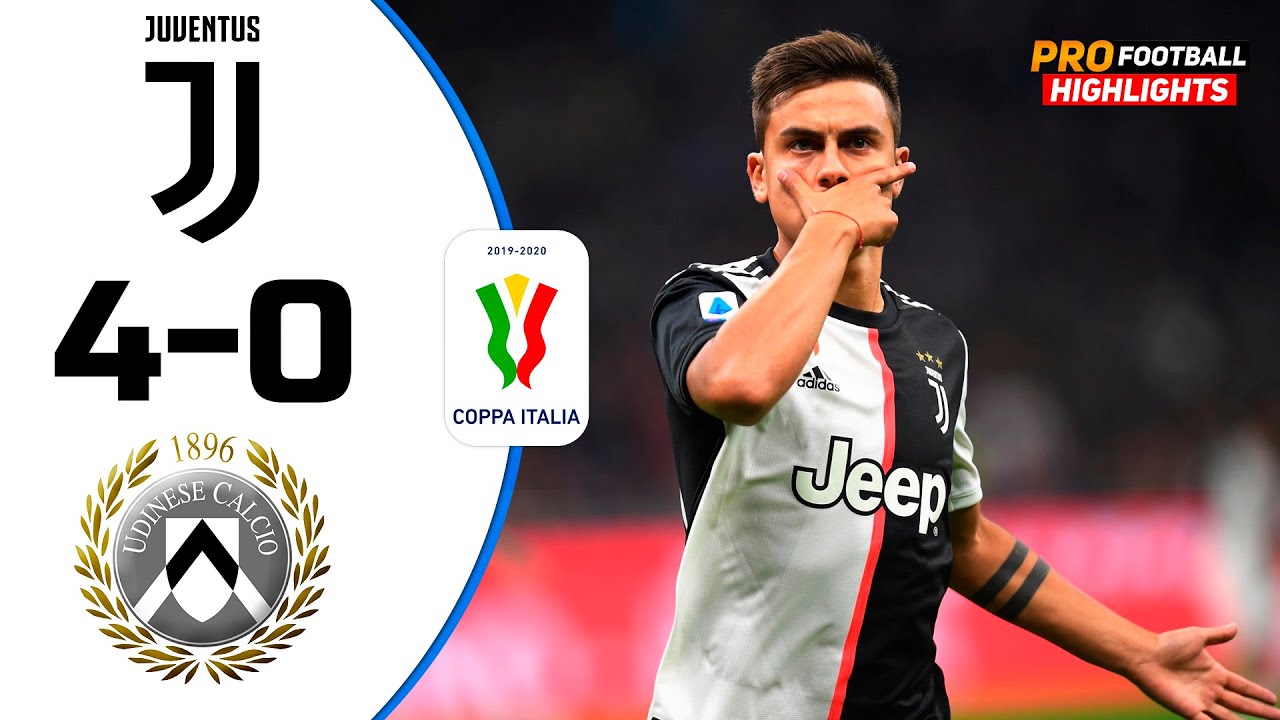 Juventus 4-0 Udinese Highlights. Coppa Italia 2020