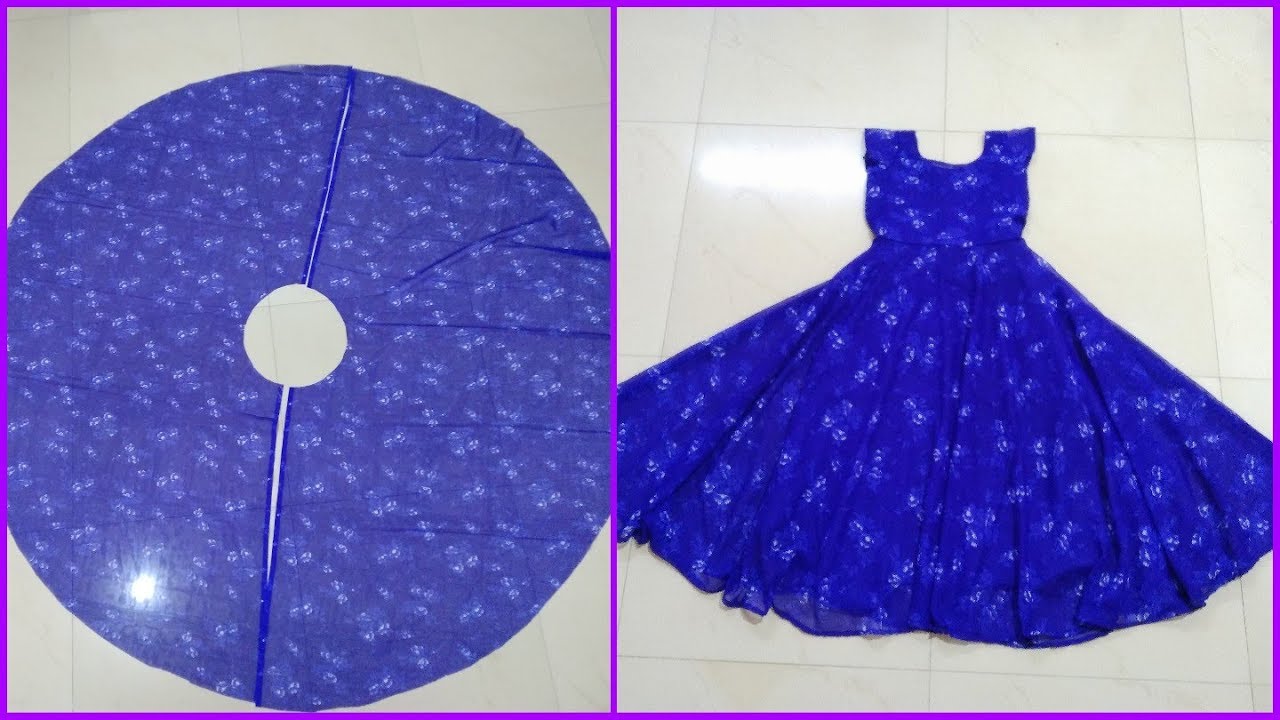 Umbrella Suit/Gown Cutting (Step By Step) In Easy Way - YouTube