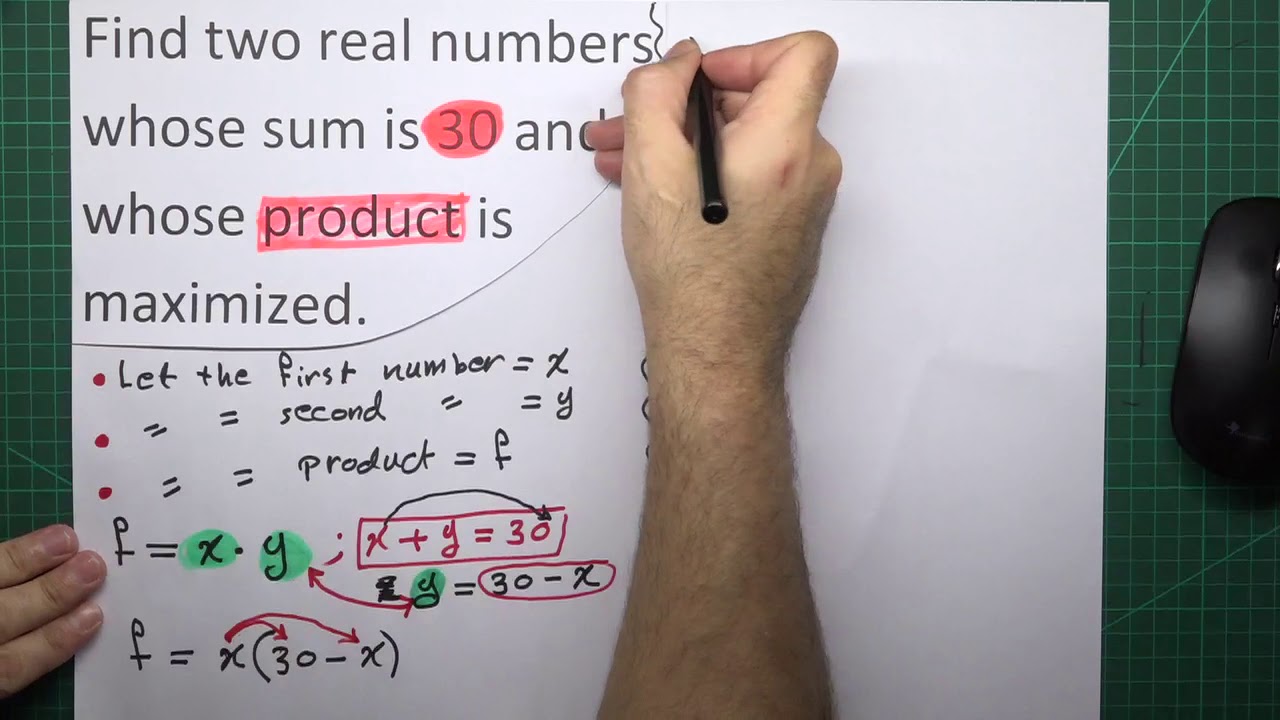 calculus 1: (3.7) Optimization - 1 - YouTube