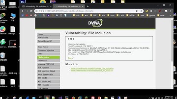 DVWA level: low file Inclusion