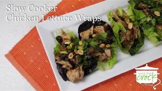 Slow Cooker Chicken Lettuce Wraps