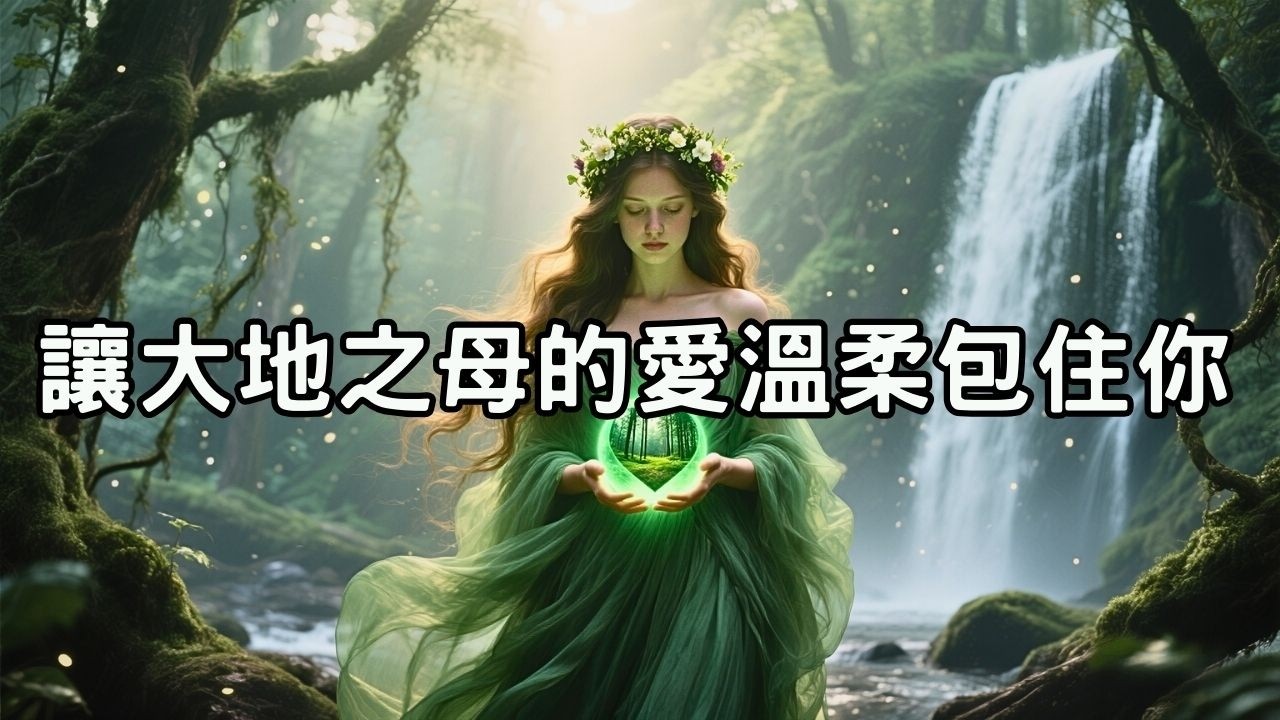 5分鐘連接地球母親的愛｜地球母親能量冥想｜讓你壓力釋放、情感平衡、心輪全開｜心光饗宴音樂坊
