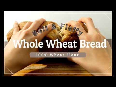 Homemade 100% Whole Wheat Bread Recipe[Gourmet Apron 416]