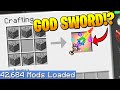 Largest Minecraft Modpack but EVERY crafting recipe is RANDOM 13