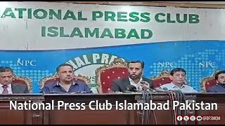 MQM Pakistan MNA Syed Mustafa Kamal National Press Club Islamabad Pakistan