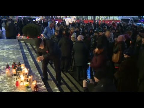 პოლონეთში გდანსკის მერს გლოვობენ 15.01.2019