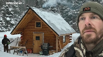 Emergency Roof Repairs, Woodshed Upgrade |EP49| Log Cabin Build on Off-Grid Homestead