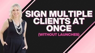 The SIMPLEST Strategy to Sign Multiple Clients at Once (without launches)