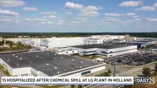 Several hospitalized after chemical spill at LG plant in Holland