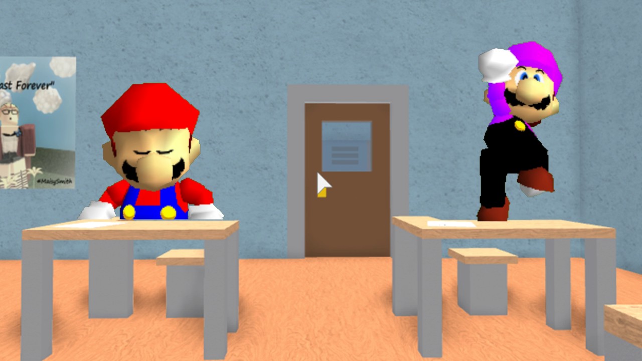 Sm64 Roblox Mario Slg4 S Burger Prank By Seanklaskyn64 - luigi smg4 roblox