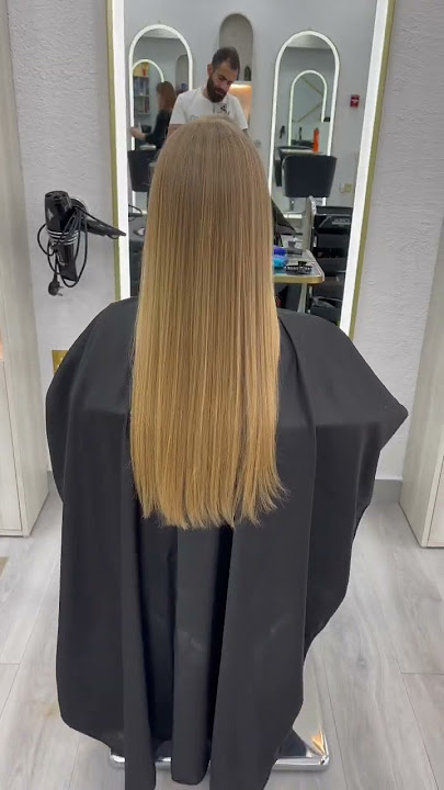 Long blond hair extensions shine like the stars ⭐️⭐️⭐️⭐️⭐️